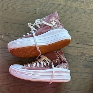 Converse Women's Mauve High-Top Sneakers